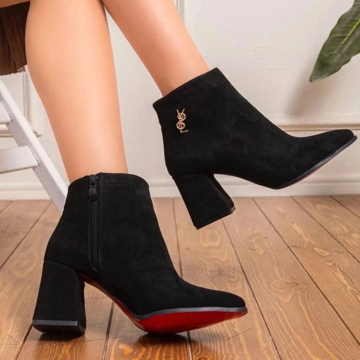 LS Mini Half Heel Light Suede-611