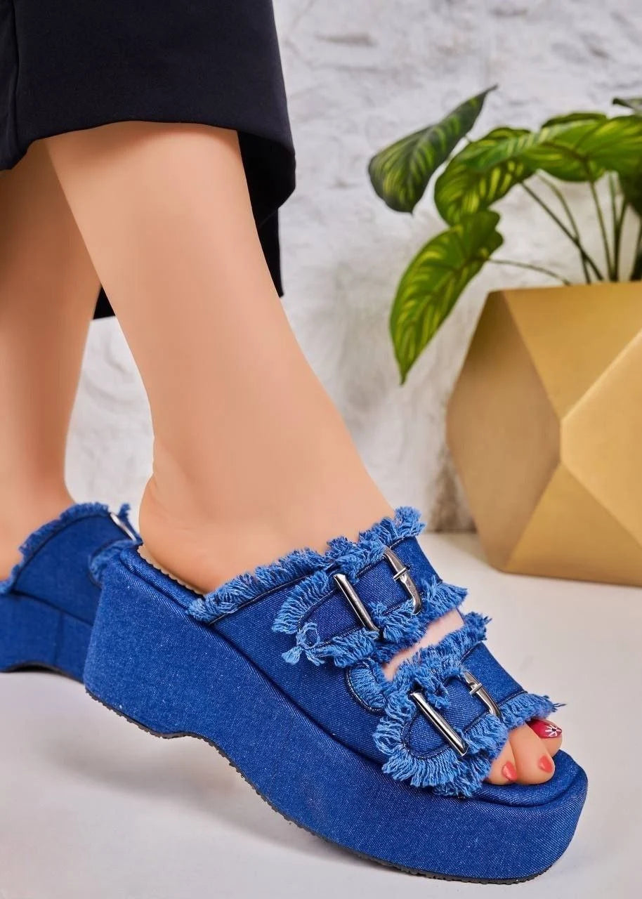 Denim Comfort Slippers-801