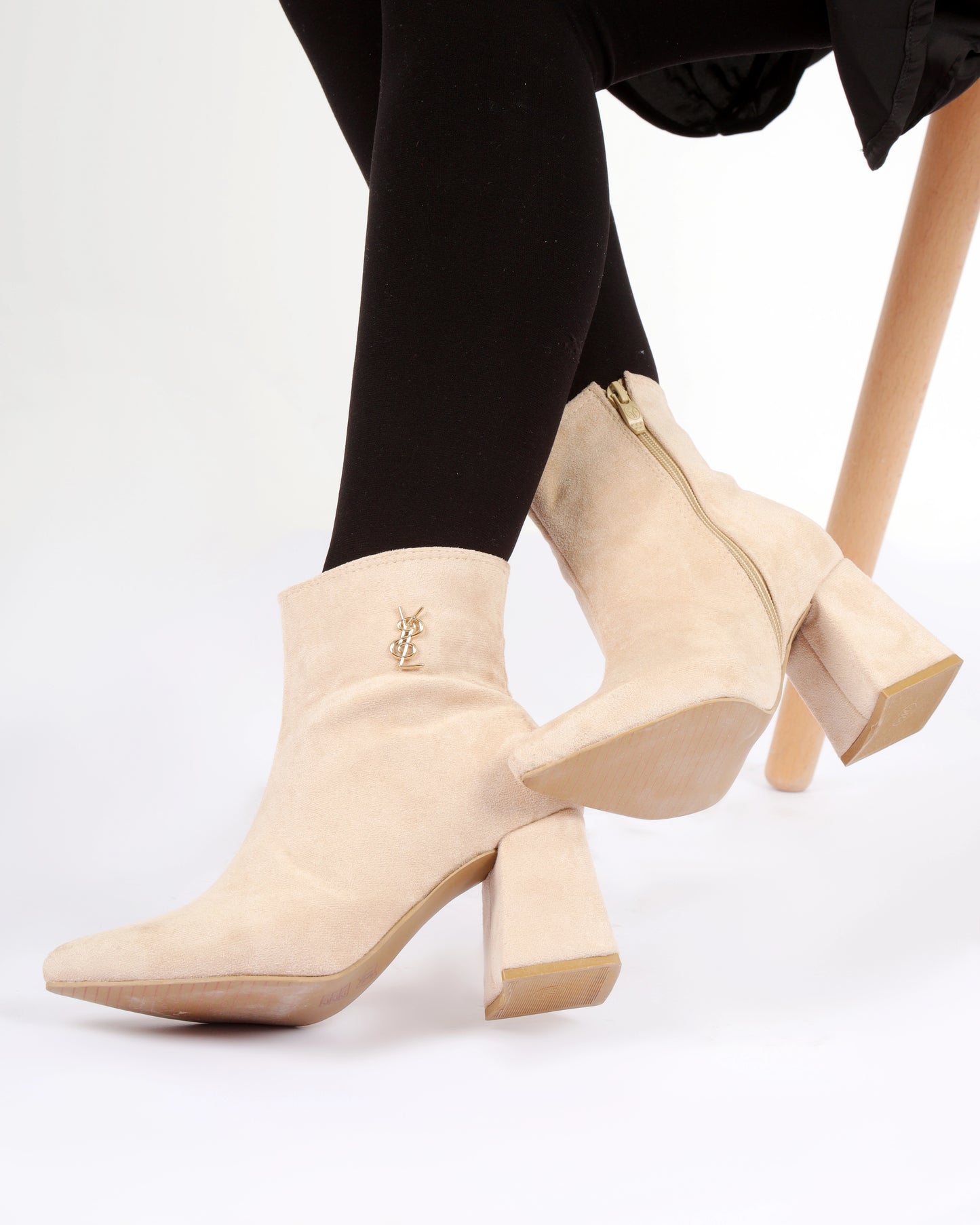 LS Mini Half Heel Light Suede-611