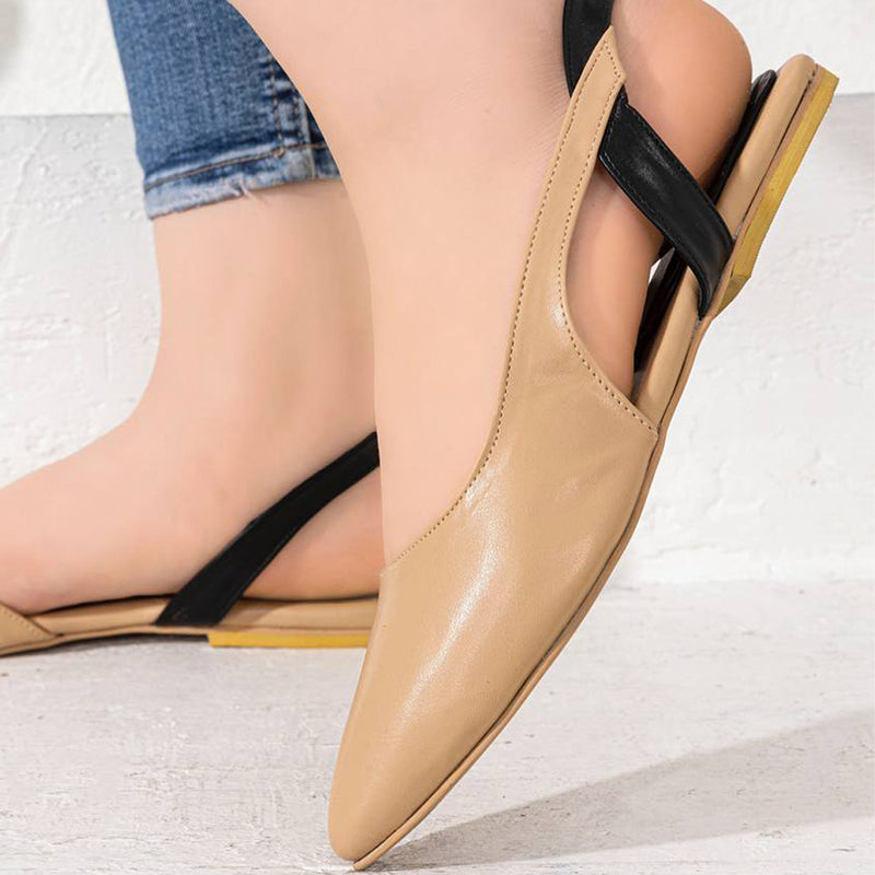 Leather Flat Sandal 2 Color-312