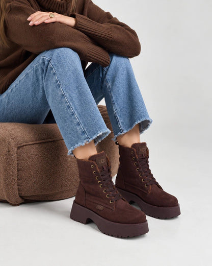 Cozy Chic Fur-Lined Ankle Boots