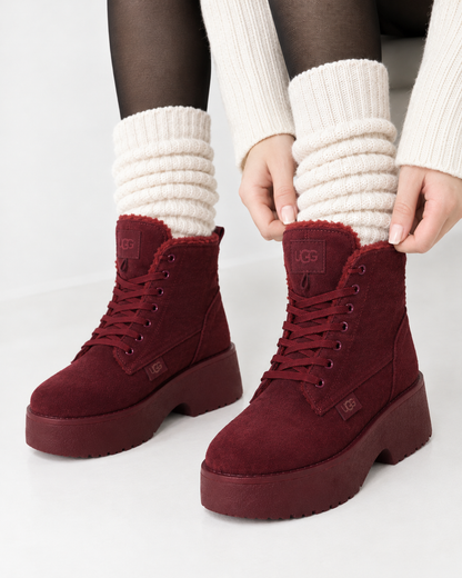 Cozy Chic Fur-Lined Ankle Boots