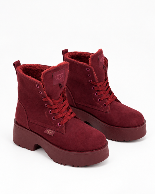 Cozy Chic Fur-Lined Ankle Boots