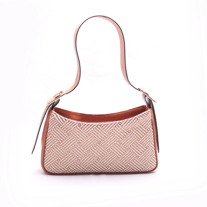 Elegant Woven Tote-f101