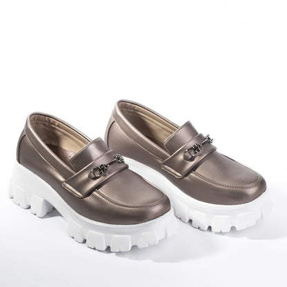 Modern heel boots with a high sole-2100