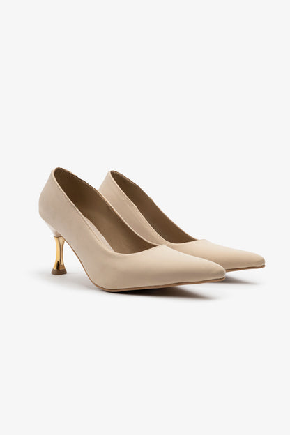 Modern golden heel boots-m107
