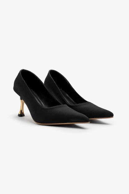 Modern golden heel boots-m107