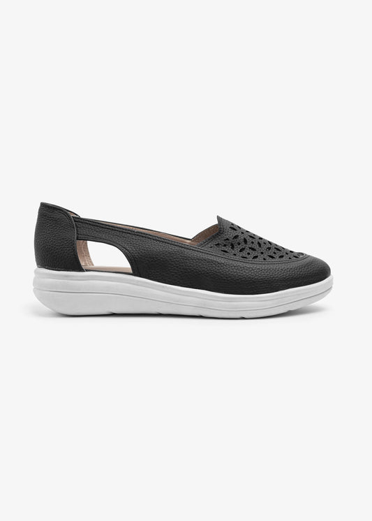Flat shoe with medical soler-m101