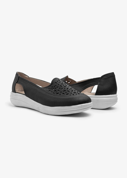 Flat shoe with medical soler-m101