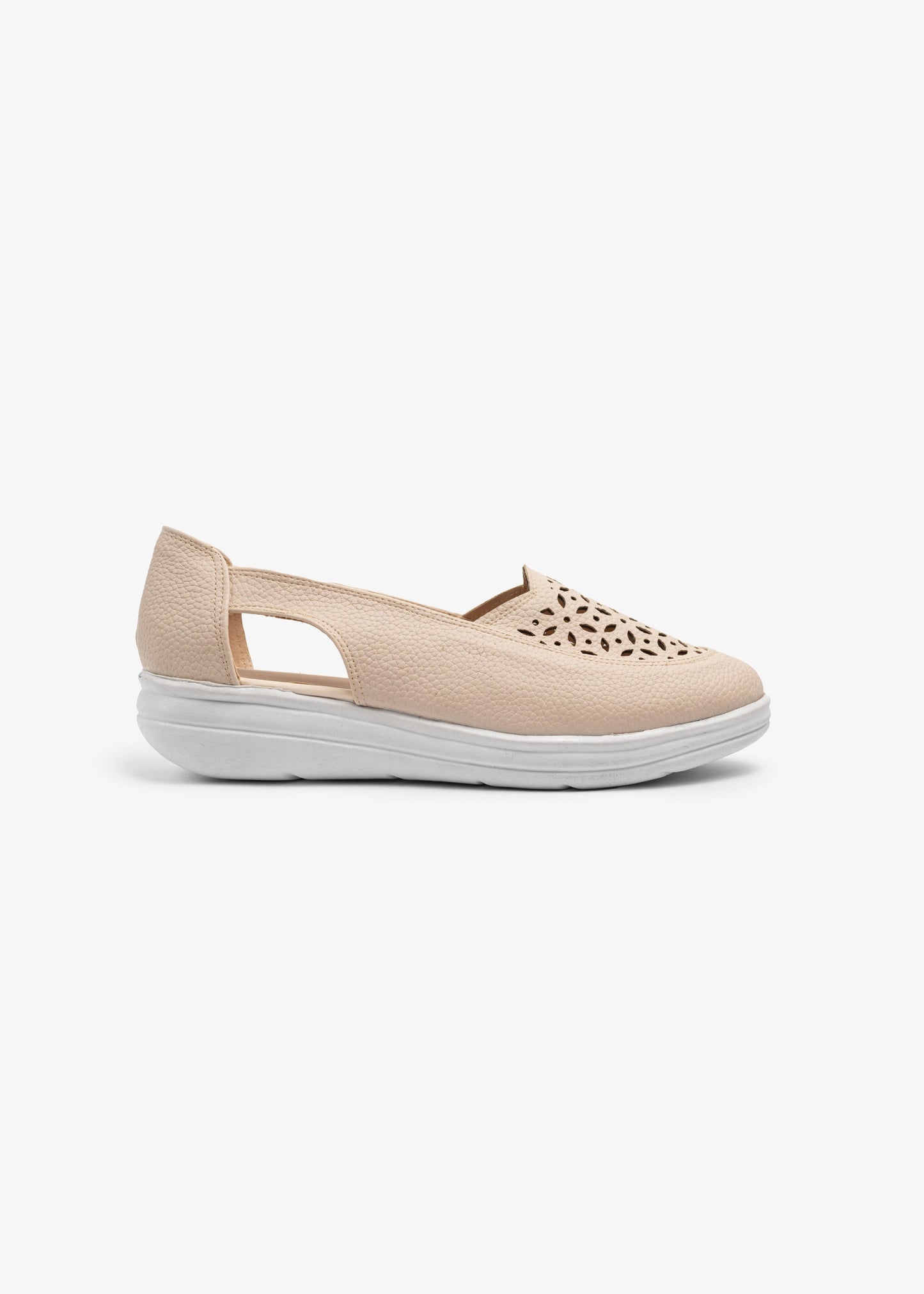 Flat shoe with medical soler-m101