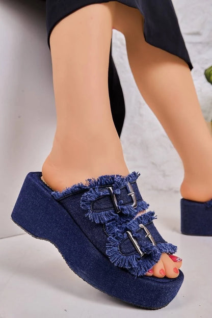 Denim Comfort Slippers-801