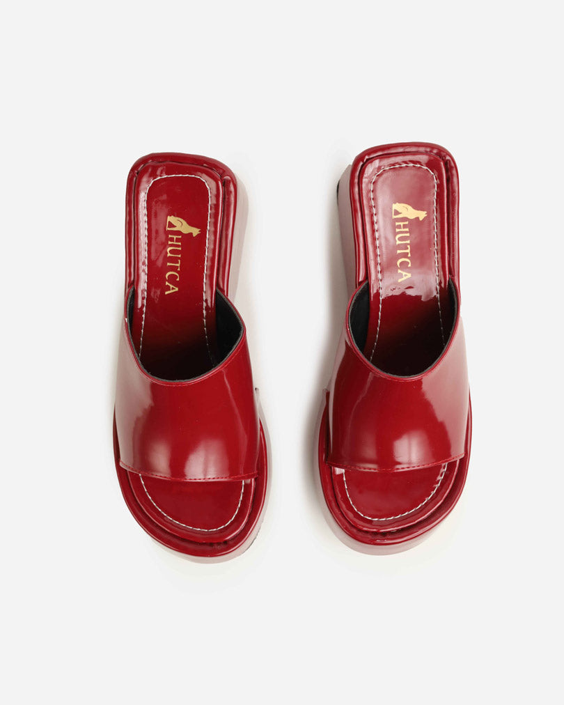 Modern shiny slipper-608
