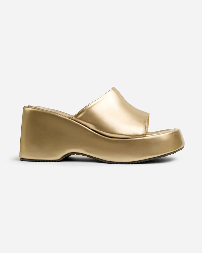Modern shiny slipper-608