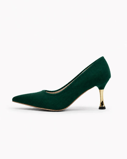 Modern golden heel boots-m107